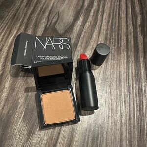 NARS Bronzer and Red Lipstick Duo